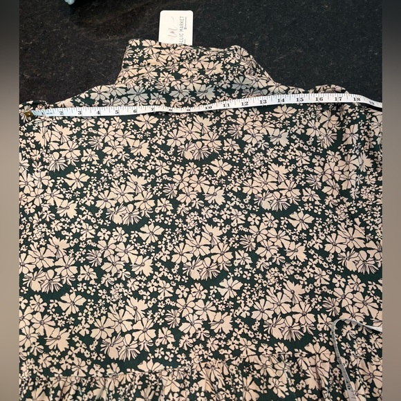 First Love green Puff Sleeve Midi Sundress - Picture 7 of 9